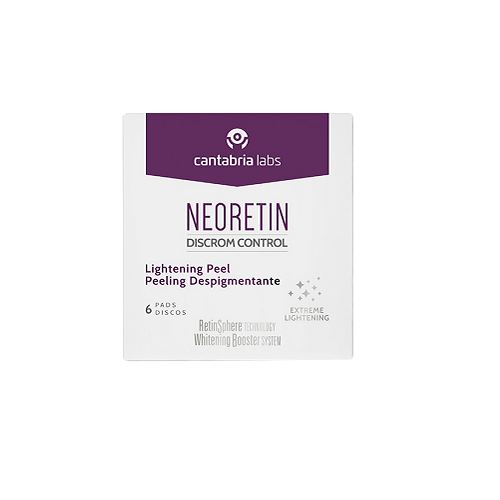 neoretin pigmenation lightening peel pads