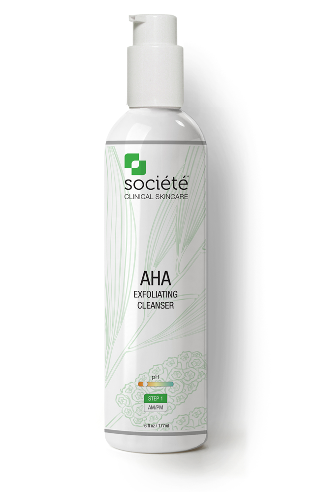 societe AHA exfoliating cleanser